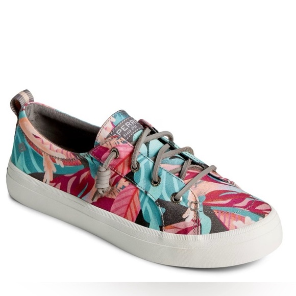 Sperry Crest Vibe Coral Sneakers. - Picture 2 of 12